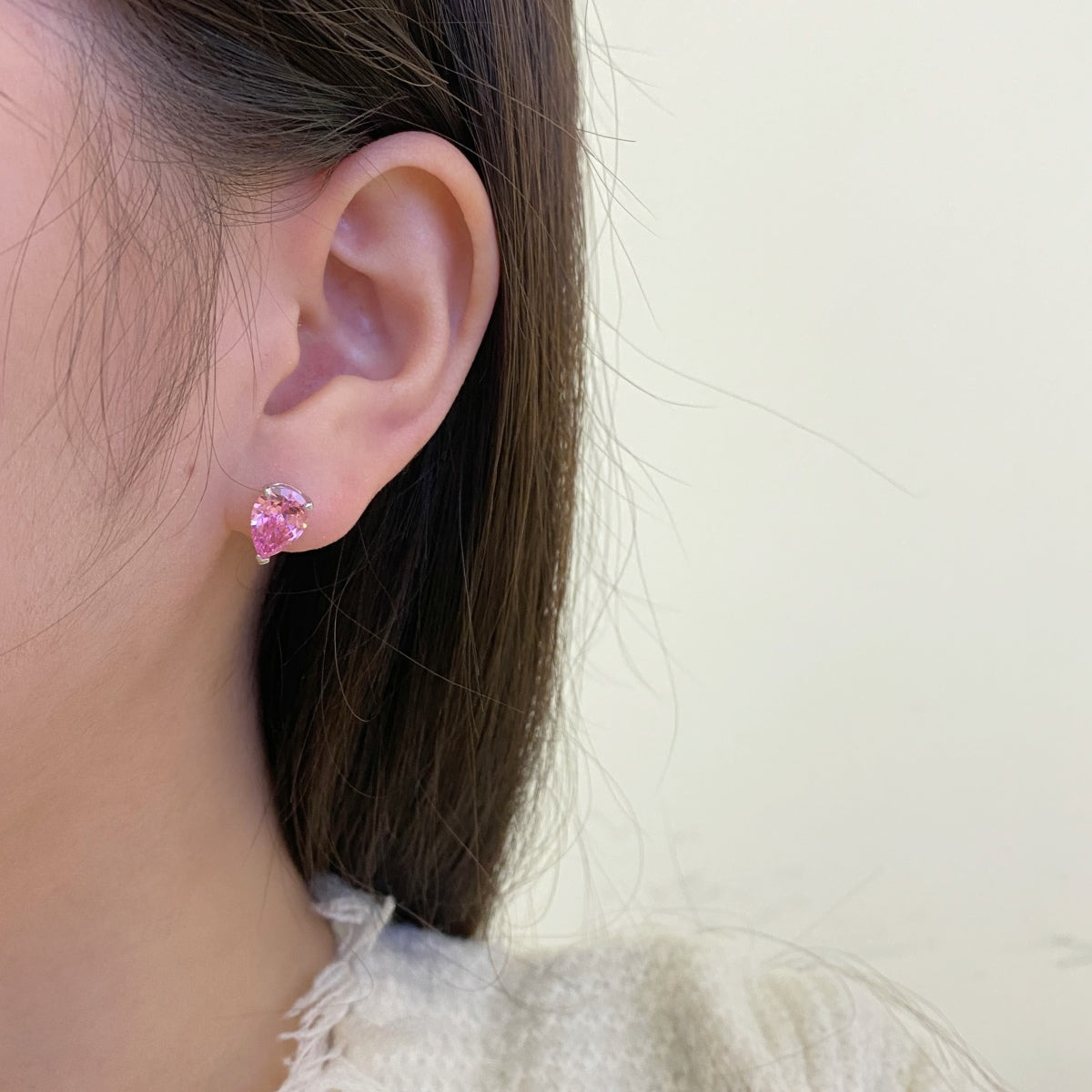 [Lumi Jewels]Ornate Water Drop Shape Earrings