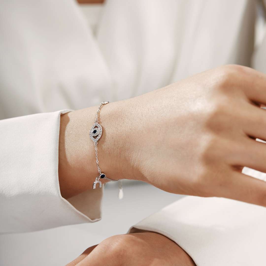 [Lumi Jewels]Dainty Eye Shape Necklace