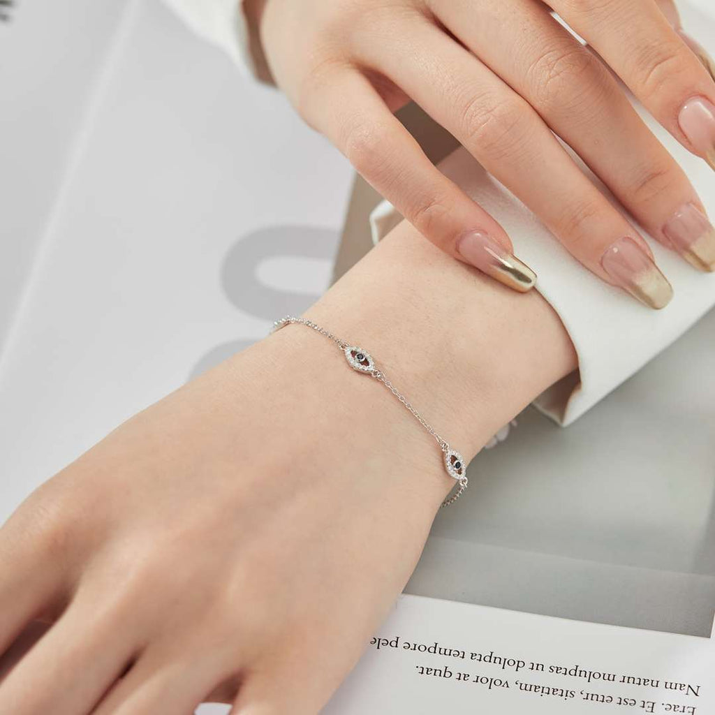 [Lumi Jewels]Evil Eye Shape Pendent Necklace