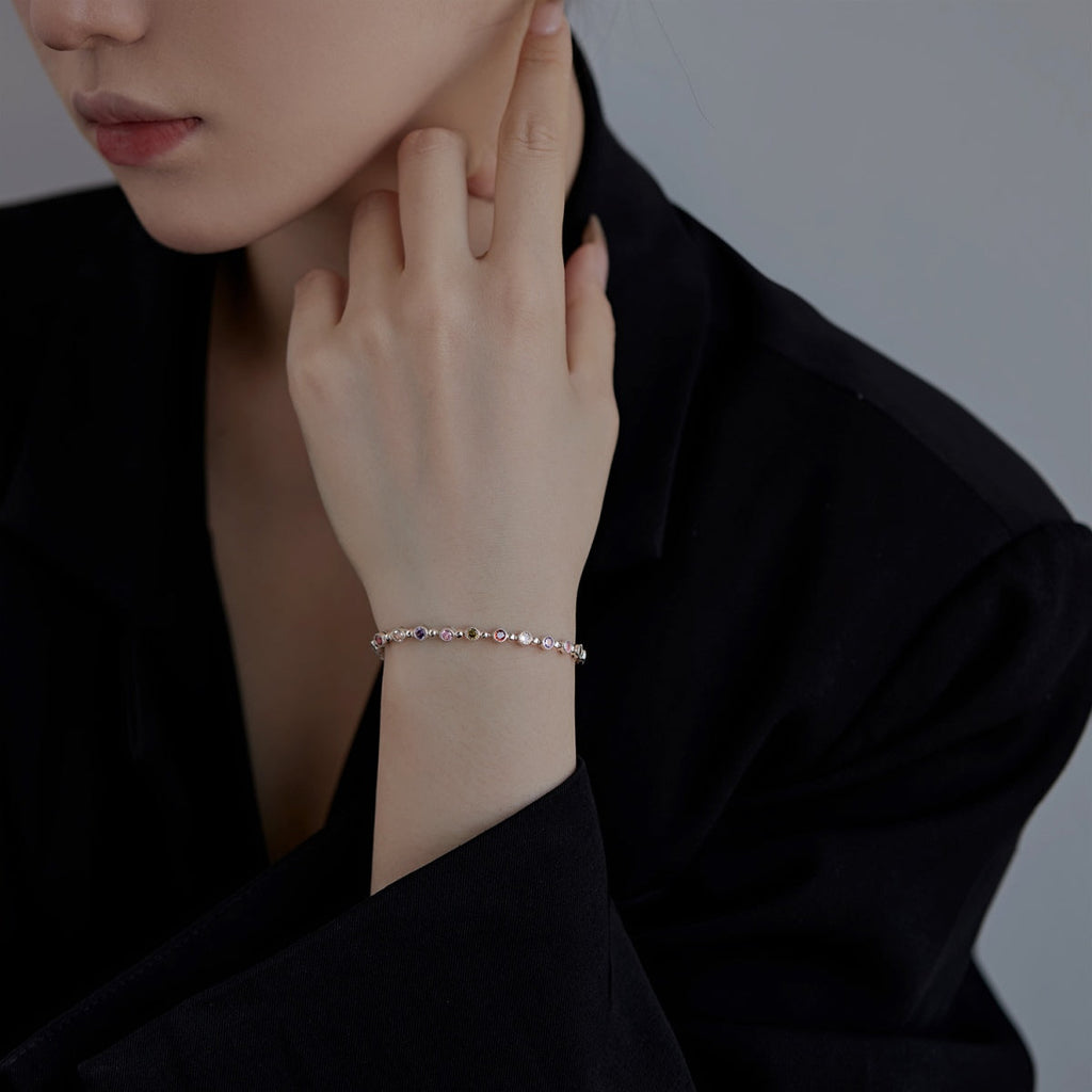 [Lumi Jewels]Sparkling Exquisite Round Cut Party Bracelet