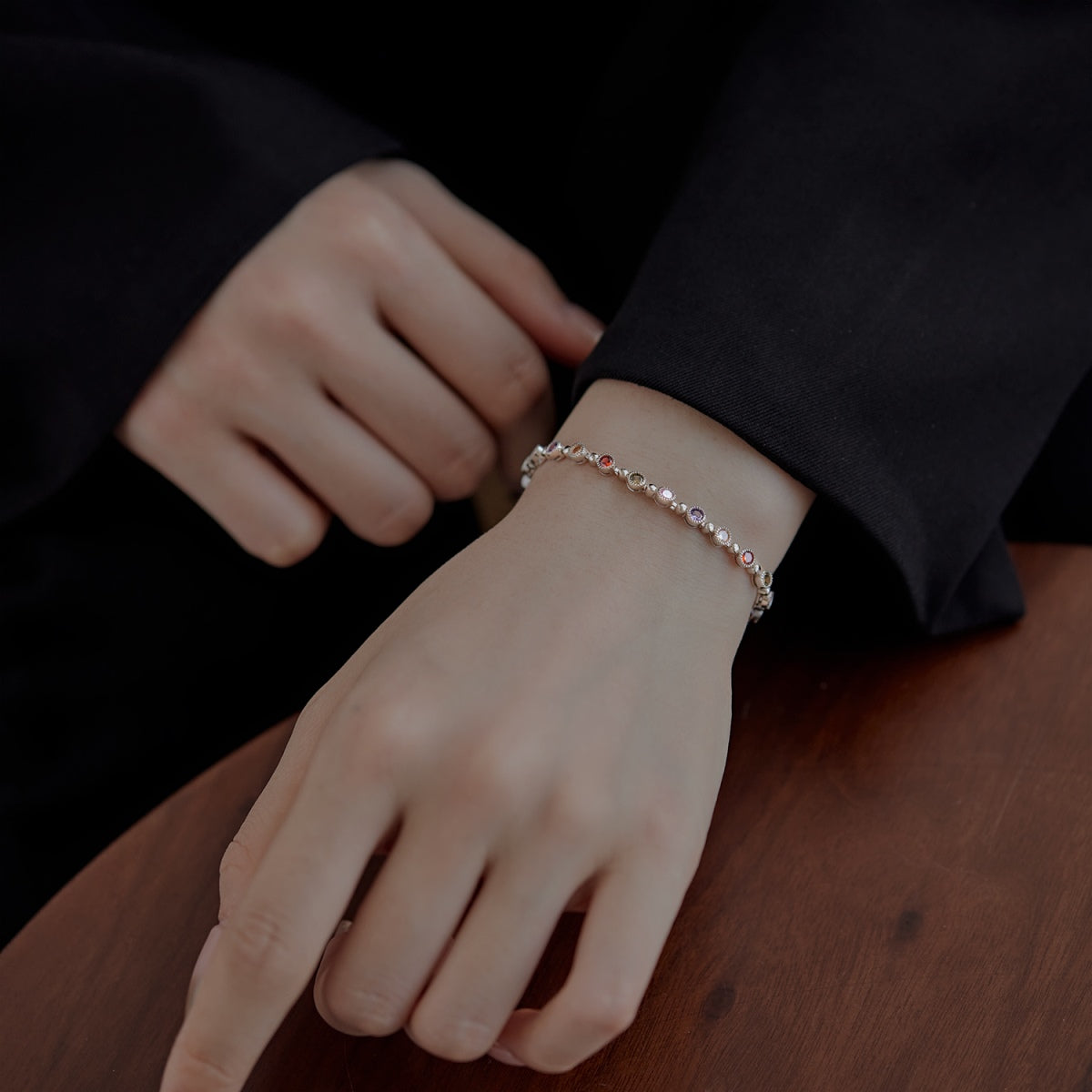 [Lumi Jewels]Sparkling Exquisite Round Cut Party Bracelet