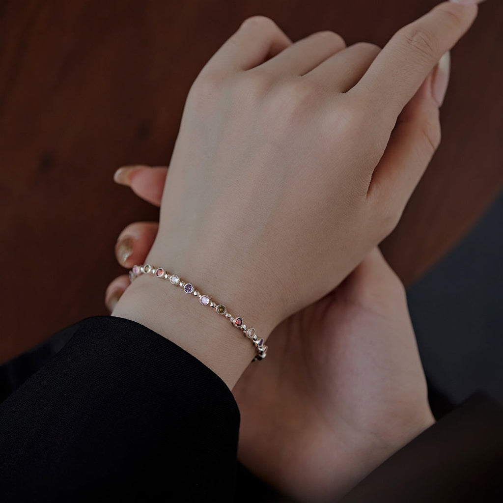 [Lumi Jewels]Sparkling Exquisite Round Cut Party Bracelet