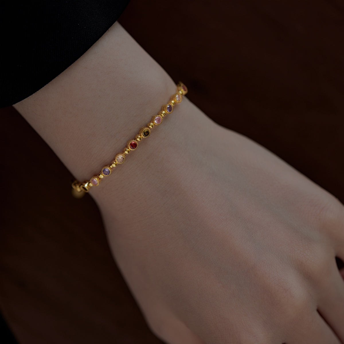 [Lumi Jewels]Sparkling Exquisite Round Cut Party Bracelet