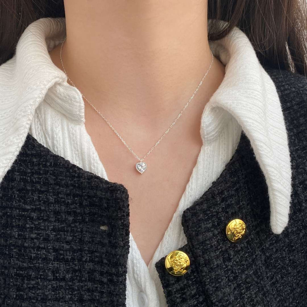 [Lumi Jewels]Ornate Heart Shape Necklace
