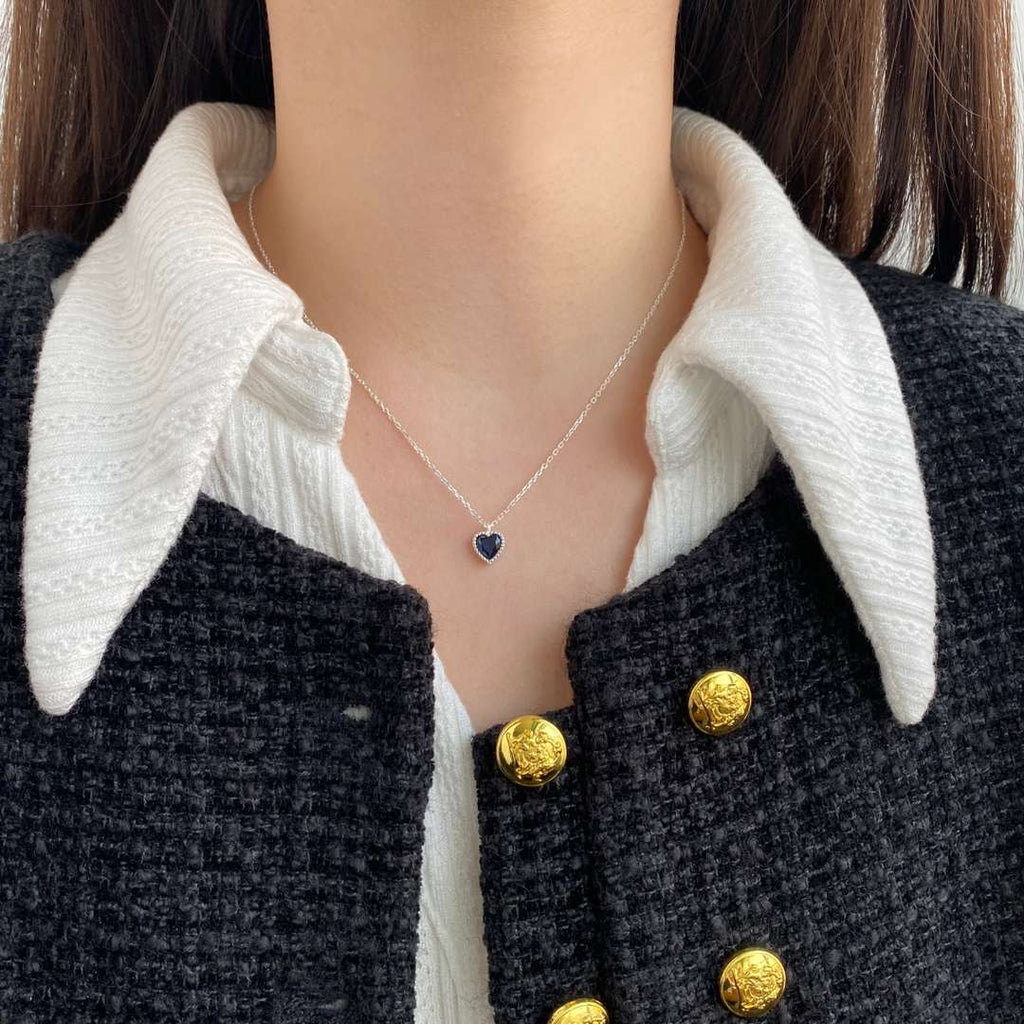 [Lumi Jewels]Ornate Heart Shape Necklace