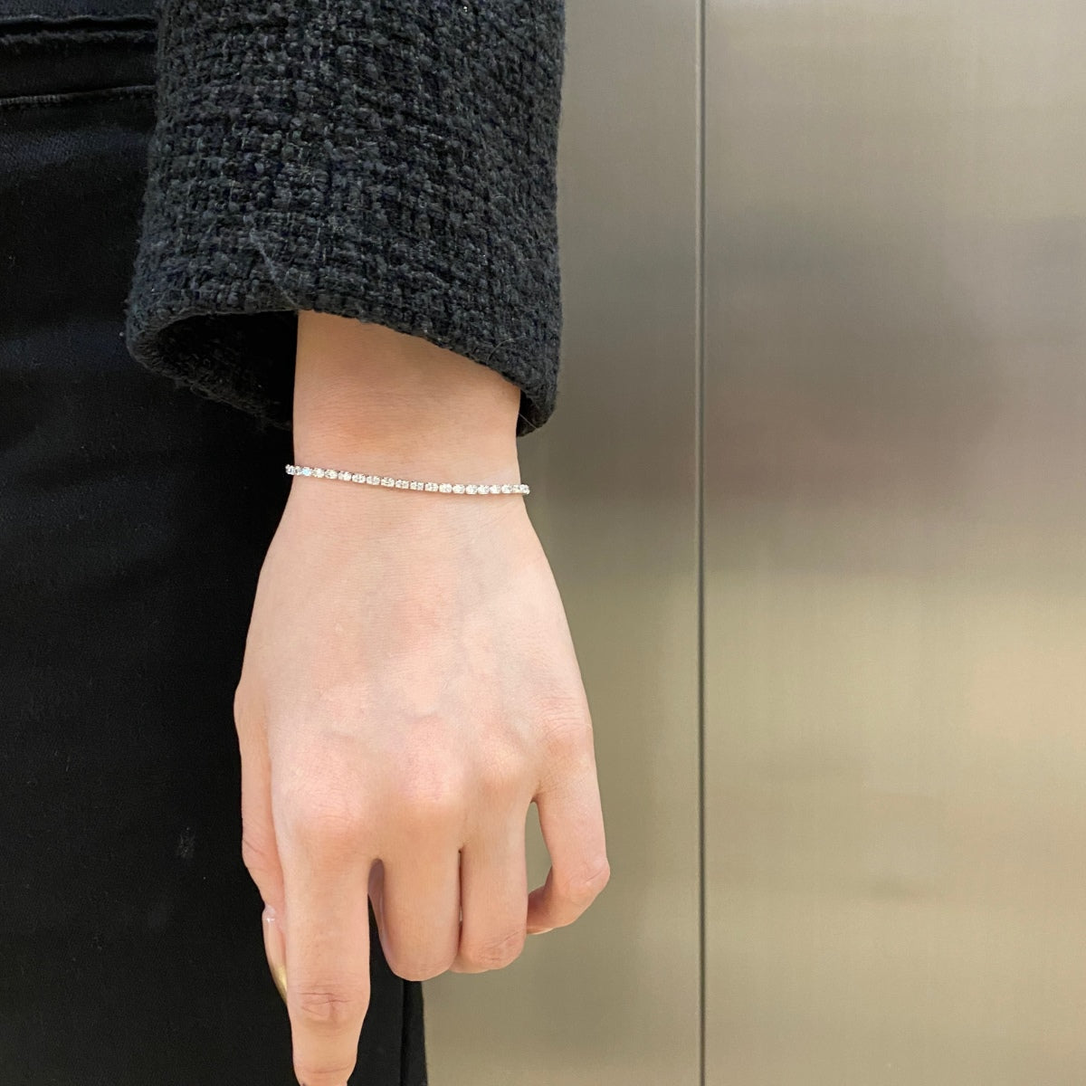 [Lumi Jewels]Elegant Emerald Cut Daily Bracelet