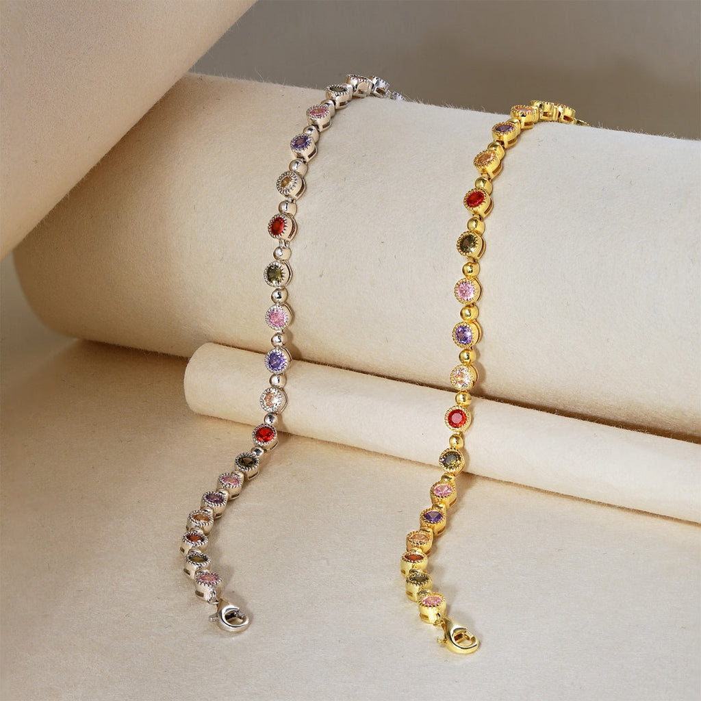 [Lumi Jewels]Sparkling Exquisite Round Cut Party Bracelet