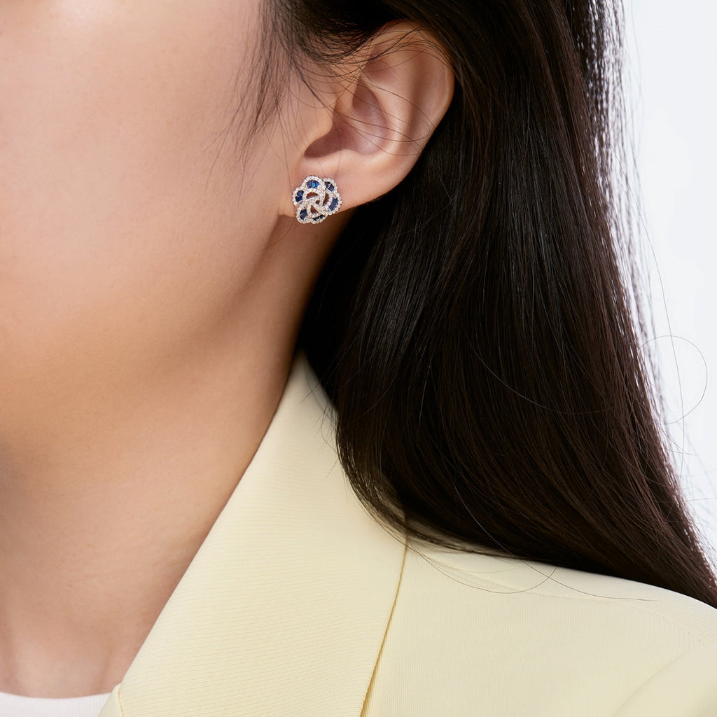 [Lumi Jewels]Exquisite Flower Shape Daily Earrings