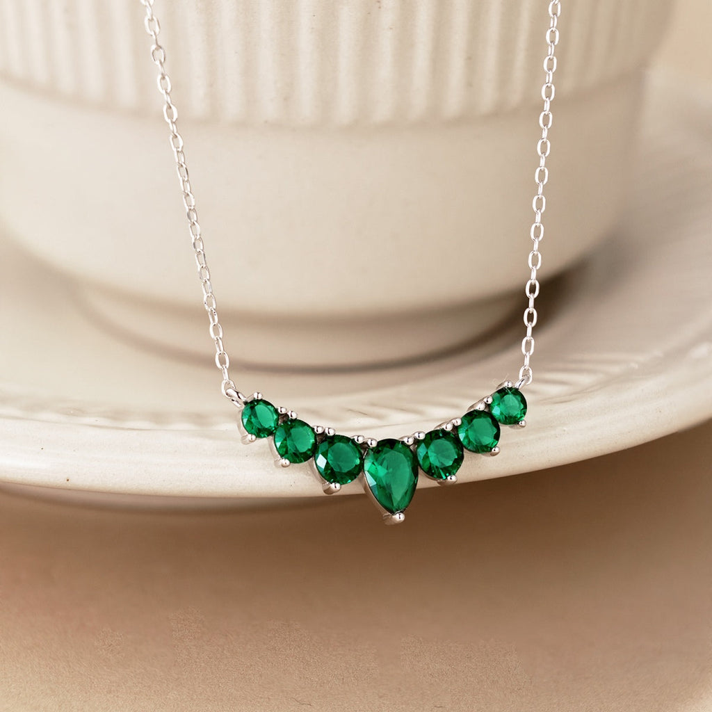 [Lumi Jewels]Dainty Colorful Heart Necklace