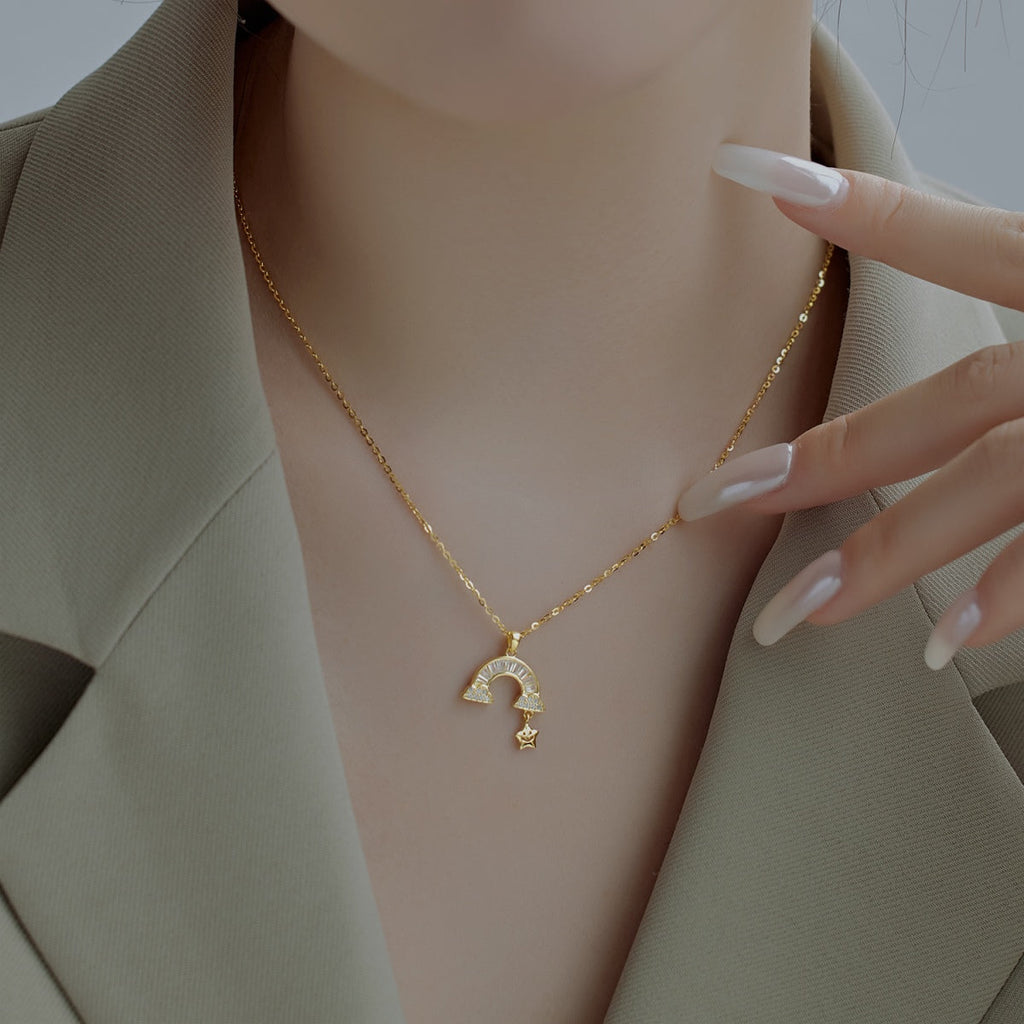 [Lumi Jewels]Unique Rainbow Star Necklace
