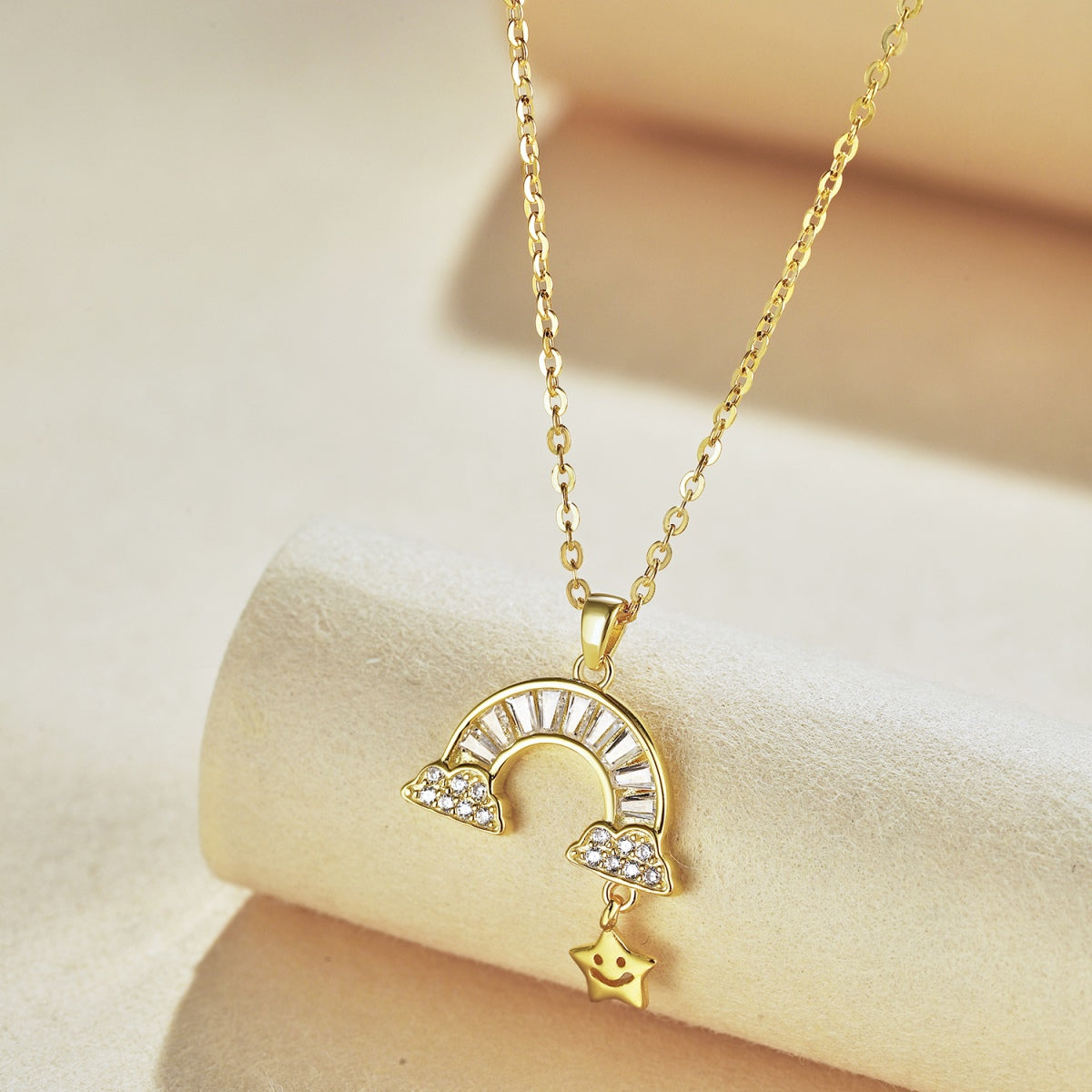 [Lumi Jewels]Unique Rainbow Star Necklace