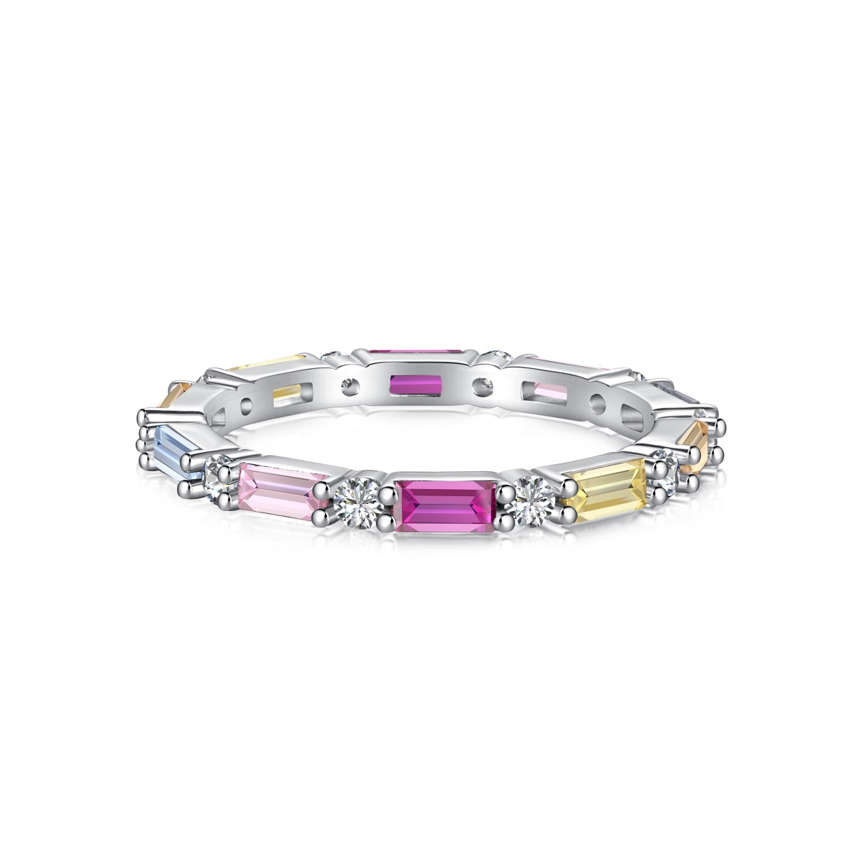 [Lumi Jewels]Lively In Shades Elegant Radiant Cut Daily Ring