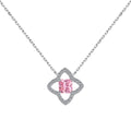 [Lumi Jewels]Exquisite Flower Shape Princess Cut Necklace