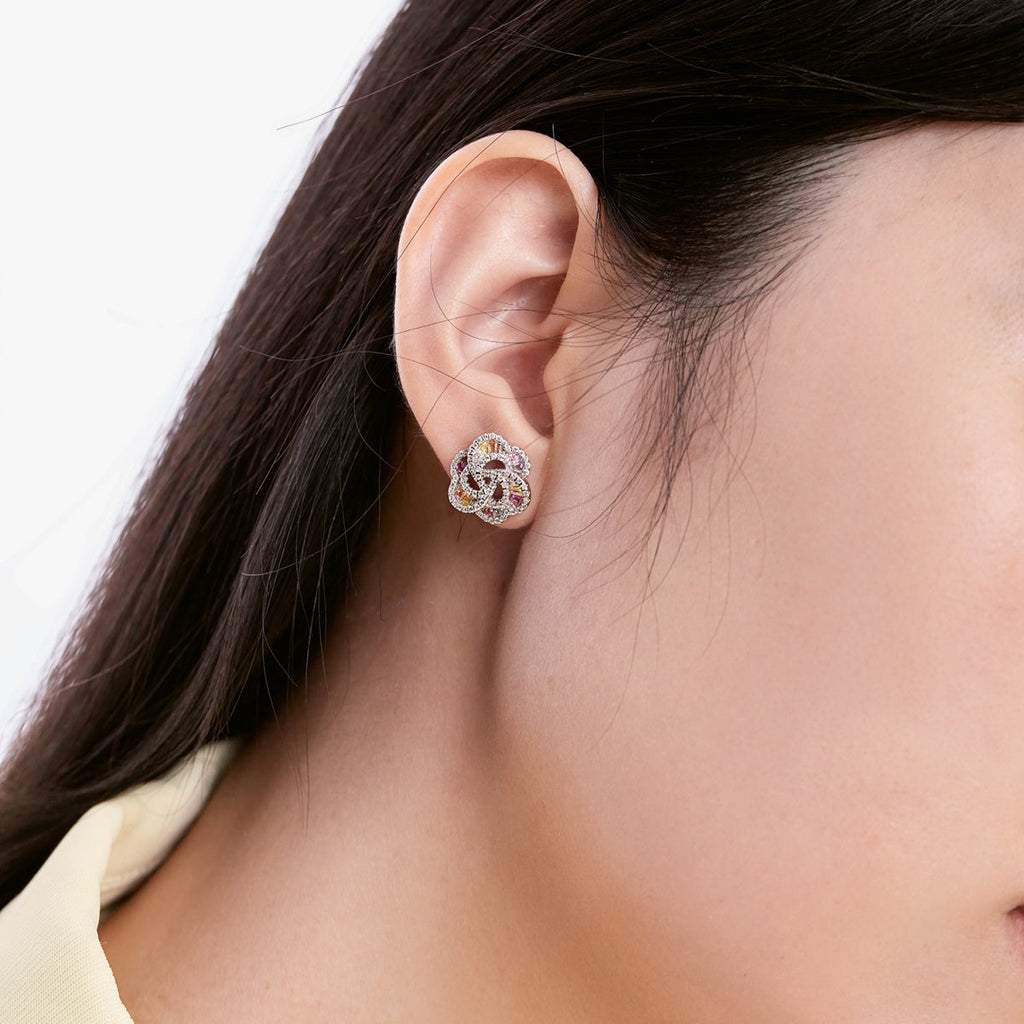 [Lumi Jewels]Exquisite Flower Shape Daily Earrings