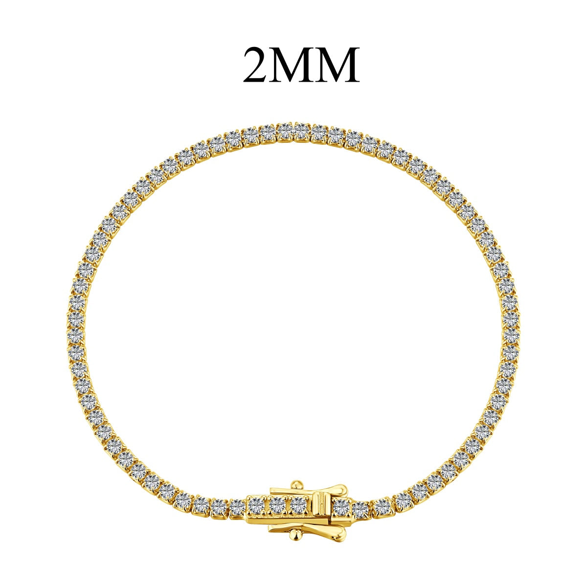 [Lumi Jewels]Radiant Colorful Round Cut Party Bracelet