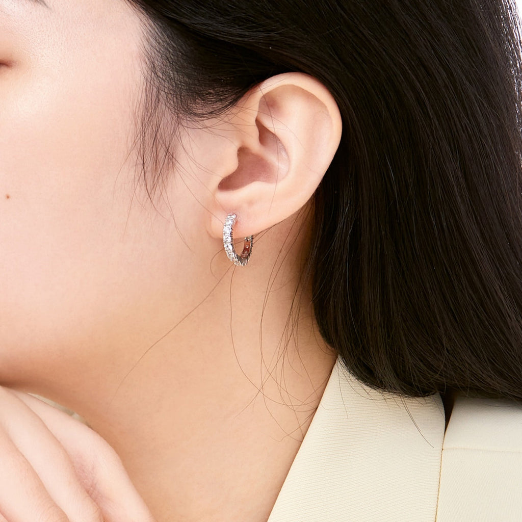 [Lumi Jewels]Radiant Colorful Round Cut Earrings