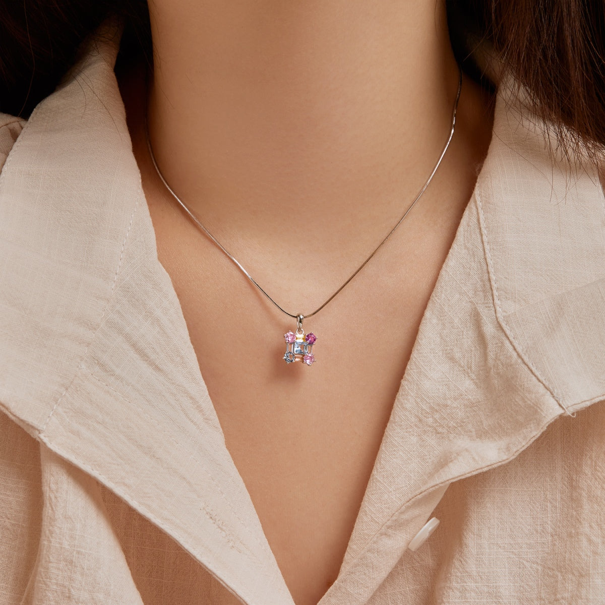 [Lumi Jewels]Gorgeous Multi Colorful Necklace