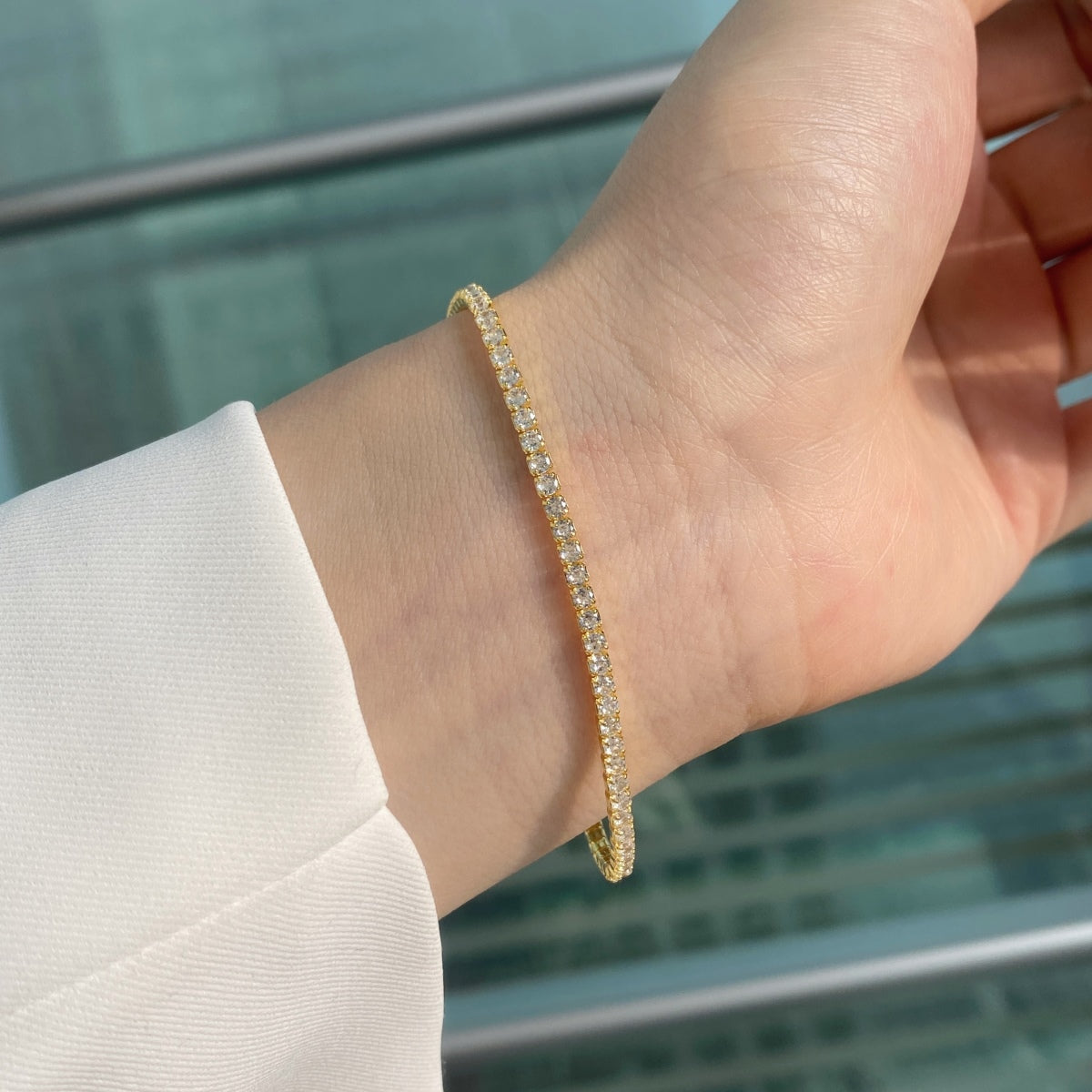 [Lumi Jewels]Radiant Colorful Round Cut Party Bracelet