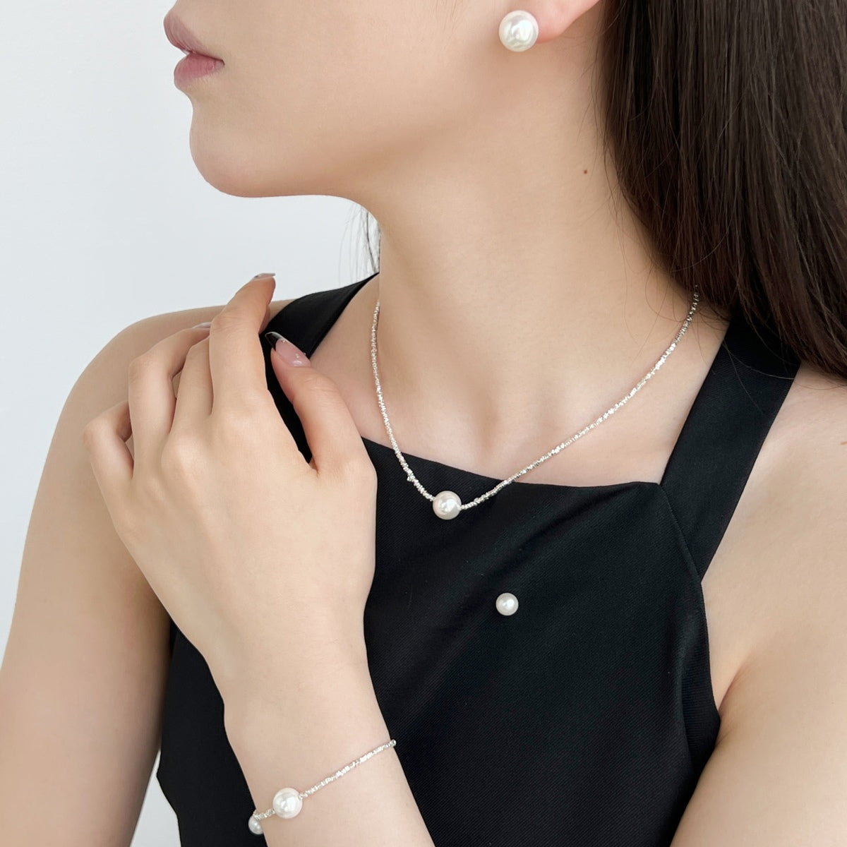 [Lumi Jewels]Delicate Pearl Earrings