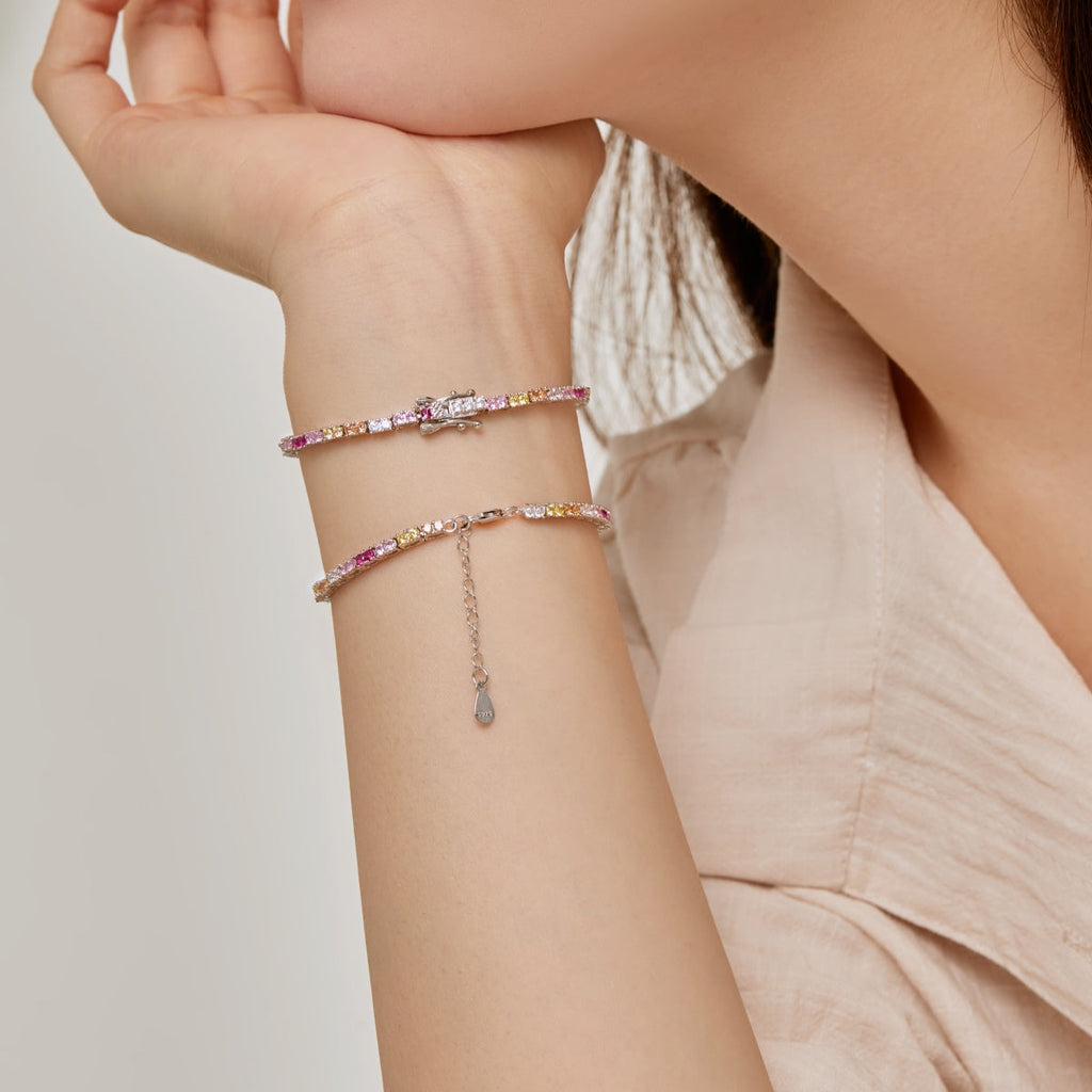 [Lumi Jewels]Delicate Romantic Heart Shape Lover Bracelet