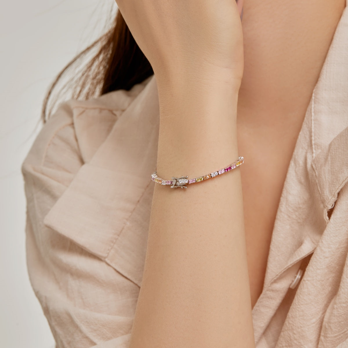 [Lumi Jewels]Delicate Romantic Heart Shape Lover Bracelet