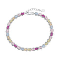 [Lumi Jewels]Delicate Colorful Emerald Cut Party Bracelet
