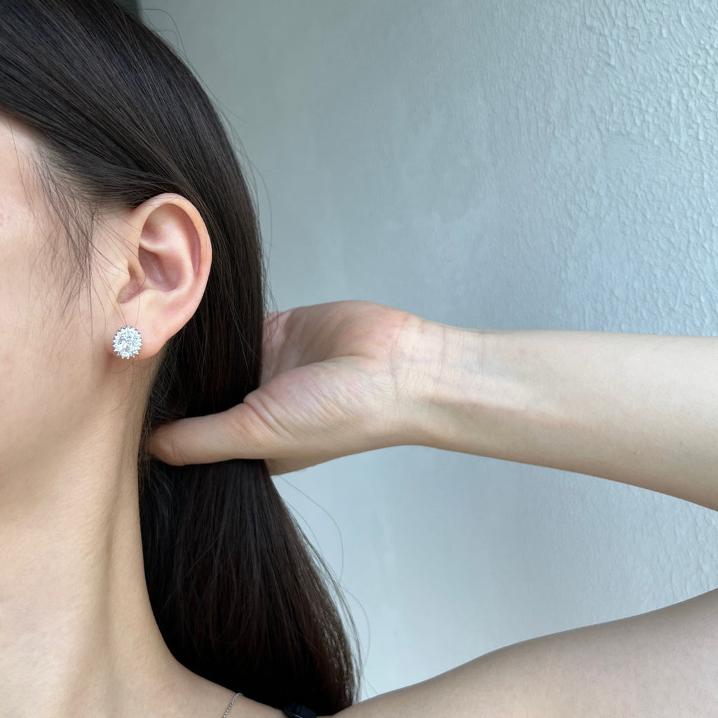 [Lumi Jewels]Delicate Radiant Oval Cut Daily Earrings