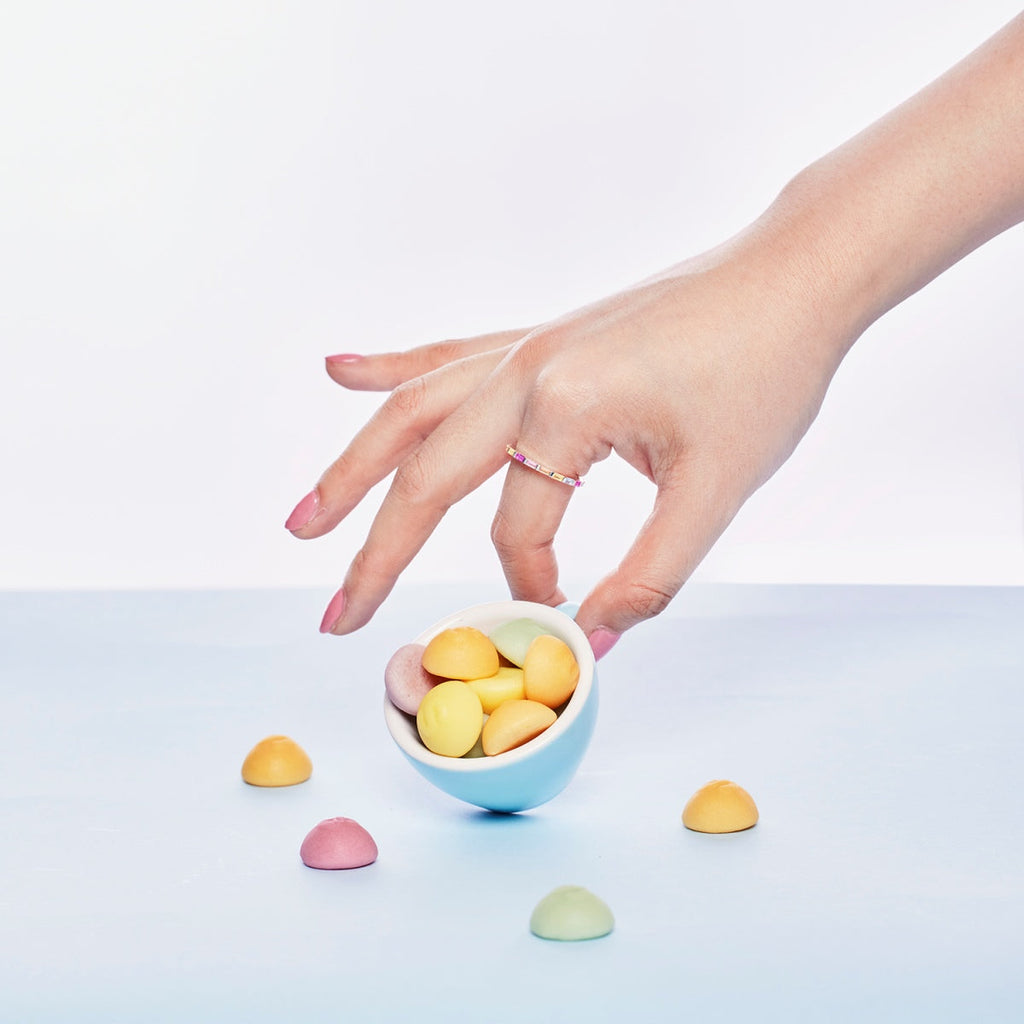 [Lumi Jewels]Lively In Shades Elegant Radiant Cut Daily Ring
