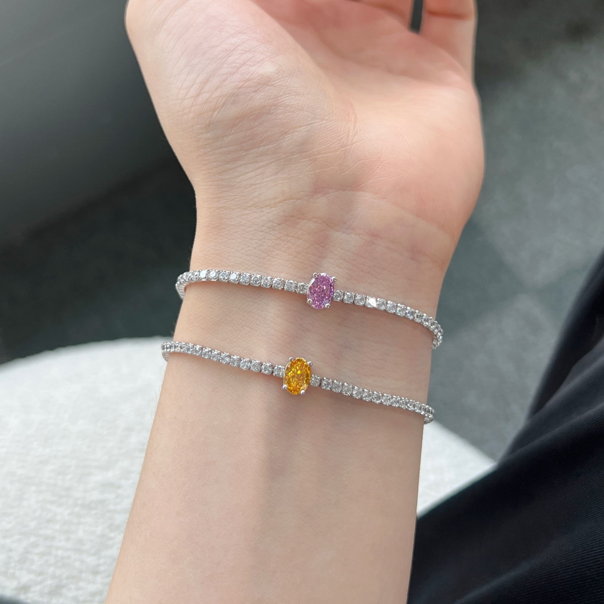 [Lumi Jewels]0.75 Carat Exquisite Oval Cut Daily Bracelet