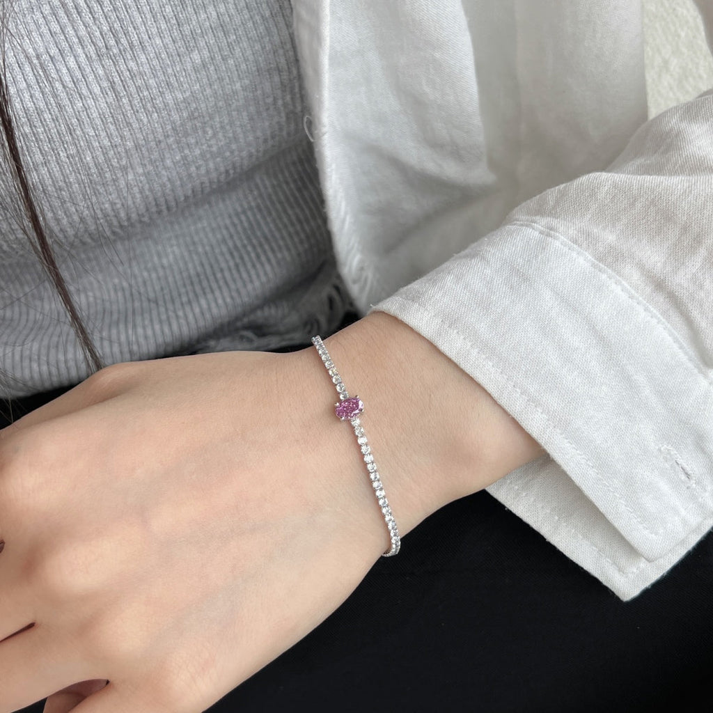 [Lumi Jewels]0.75 Carat Exquisite Oval Cut Daily Bracelet