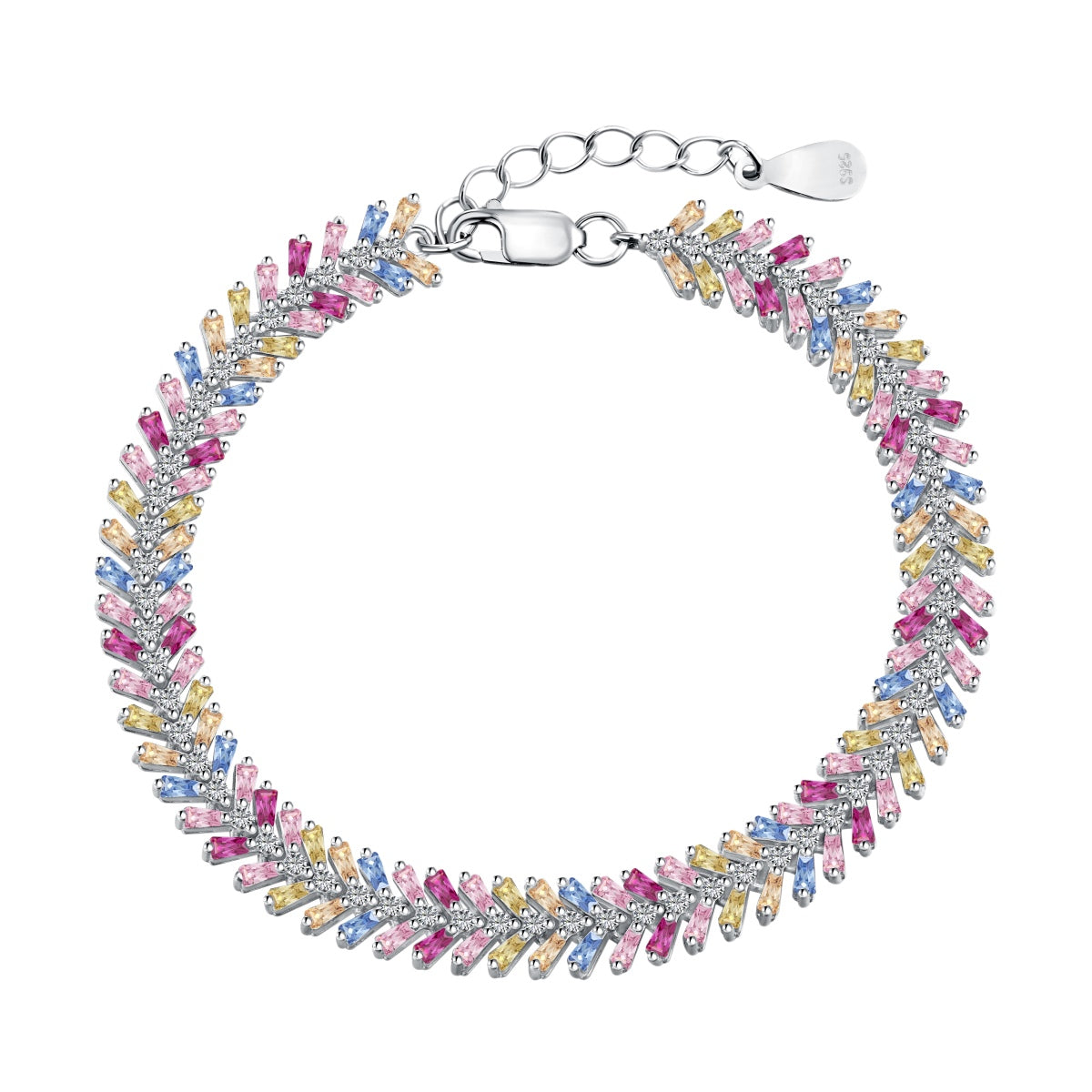 [Lumi Jewels]Dainty Radiant Emerald Cut Daily Bracelet