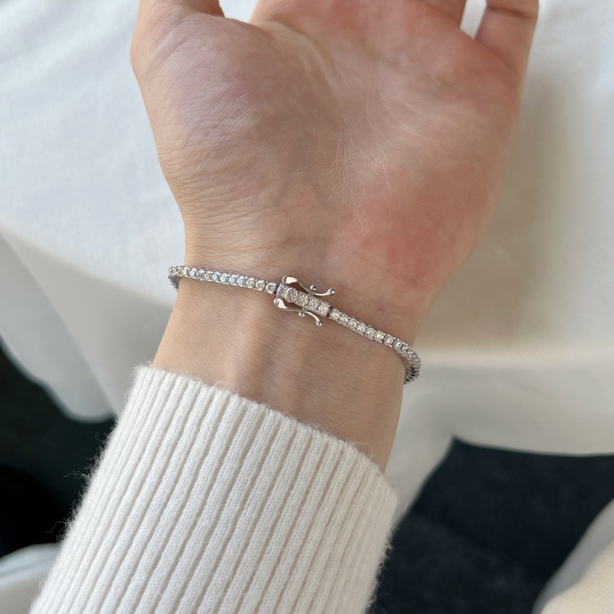 [Lumi Jewels]Dazzling Exquisite Round Cut Daily Bracelet