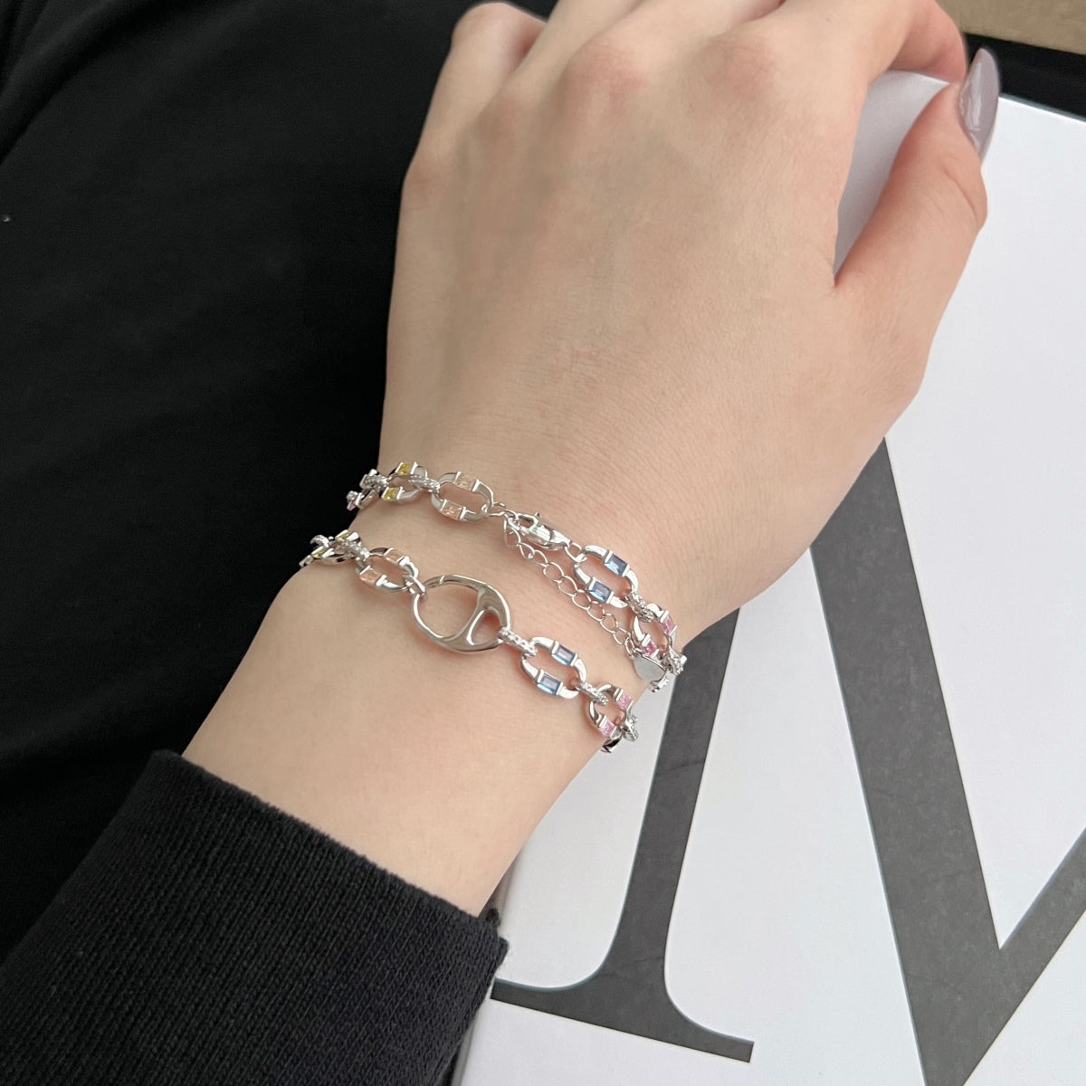 [Lumi Jewels]Dazzling Colorful Daily Bracelet