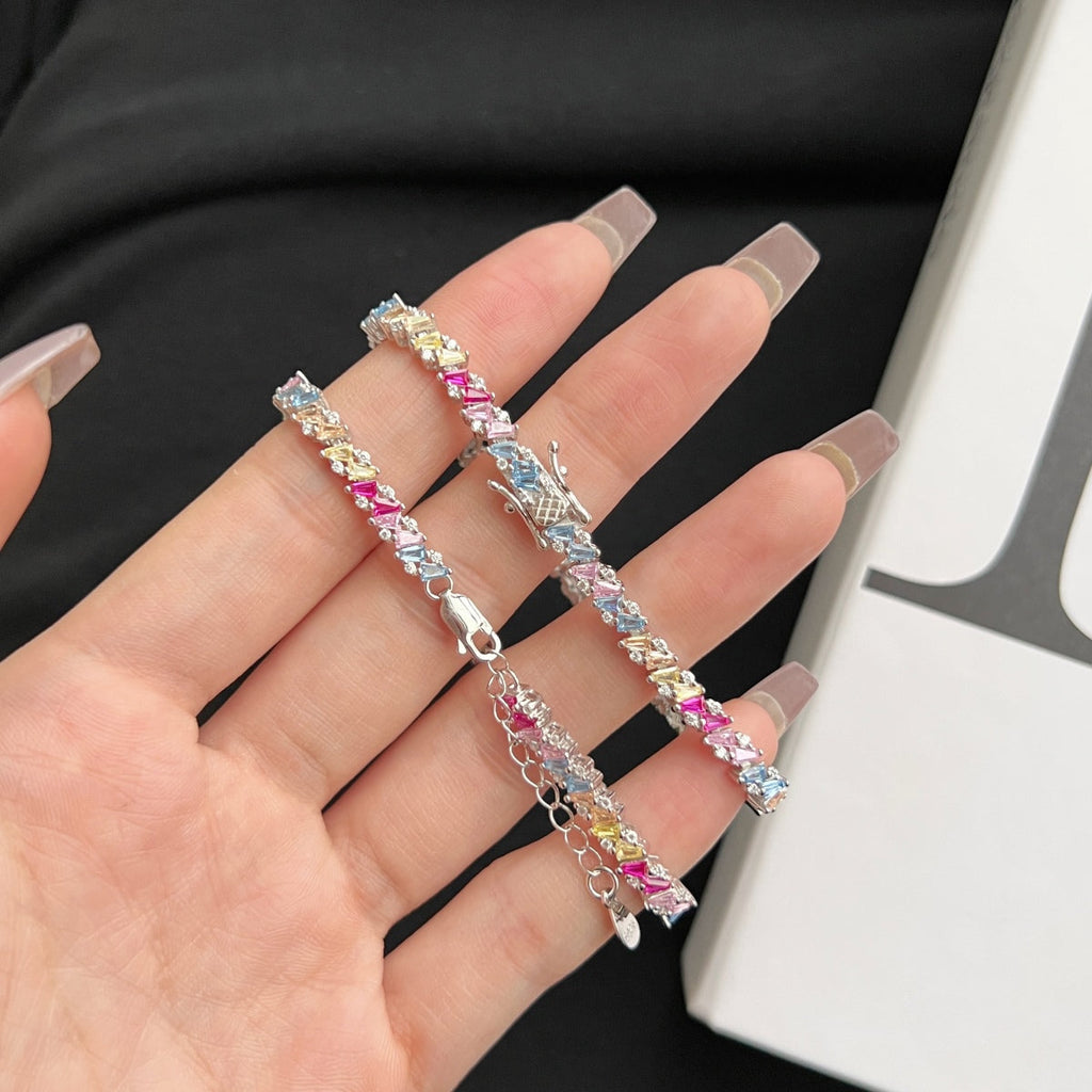[Lumi Jewels]Ornate Sparkling Multi Cut Party Bracelet