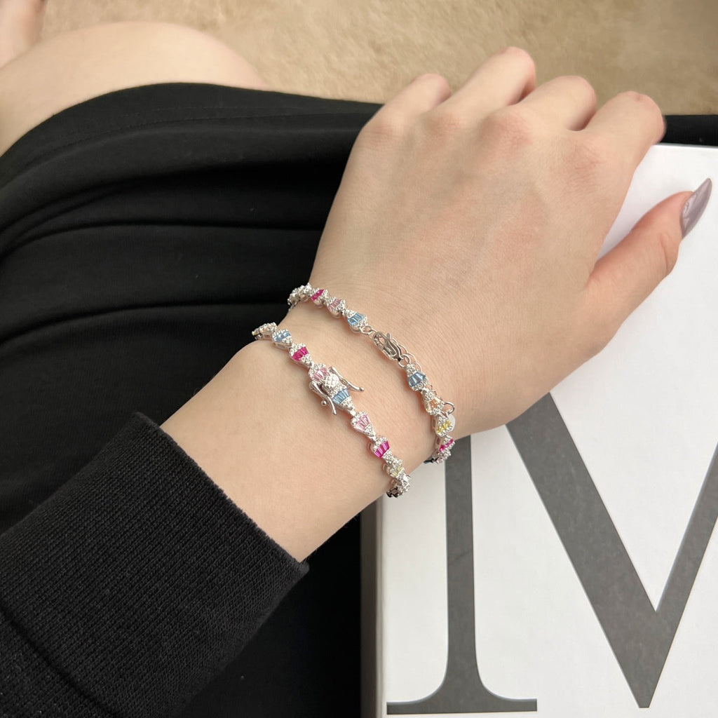 [Lumi Jewels]Radiant Water Drop Shape Daily Bracelet