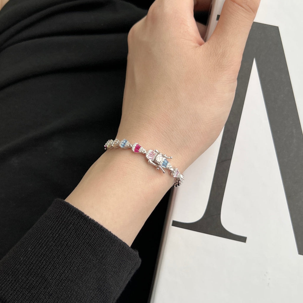 [Lumi Jewels]Radiant Water Drop Shape Daily Bracelet