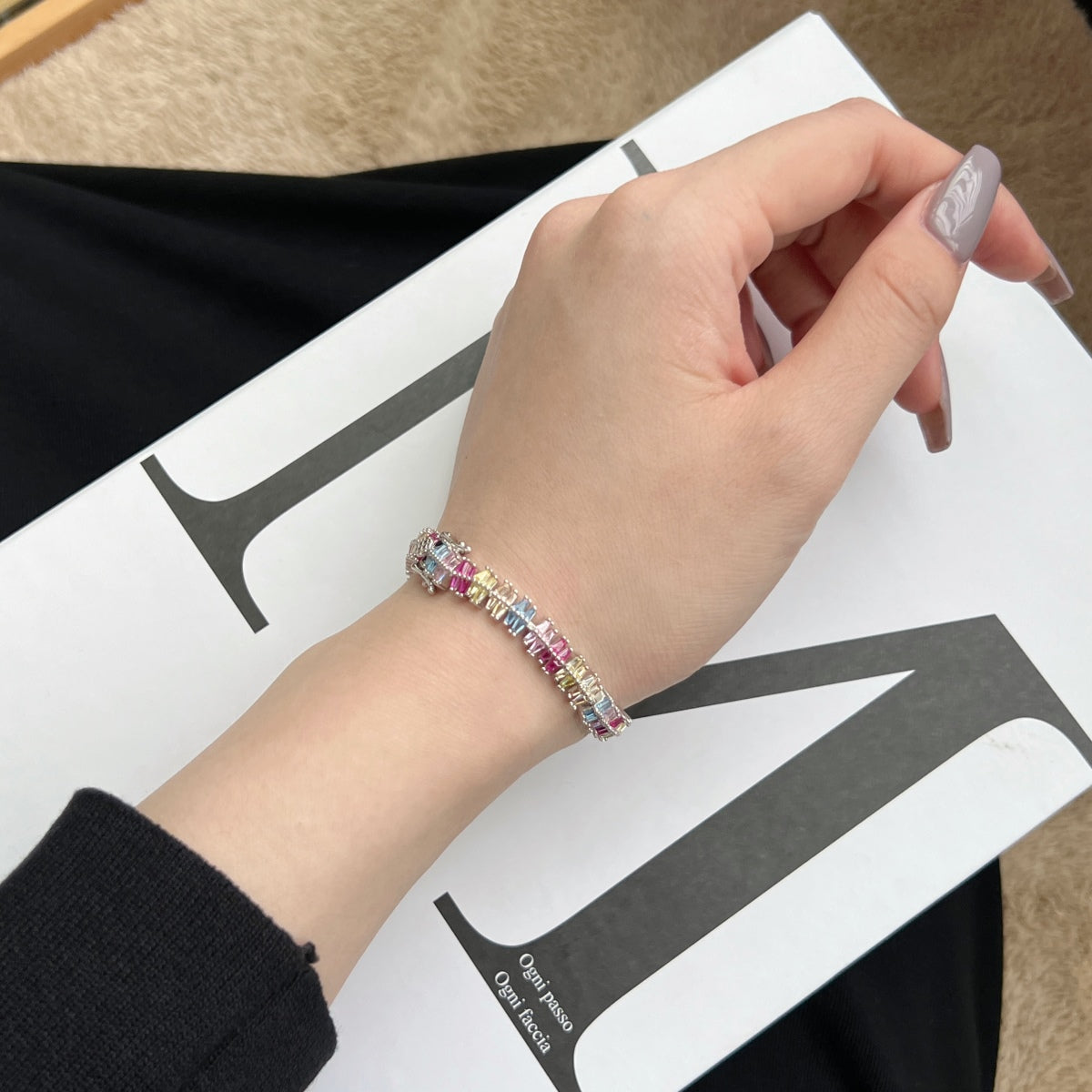 [Lumi Jewels]Sparkling Exquisite Multi Cut Party Bracelet