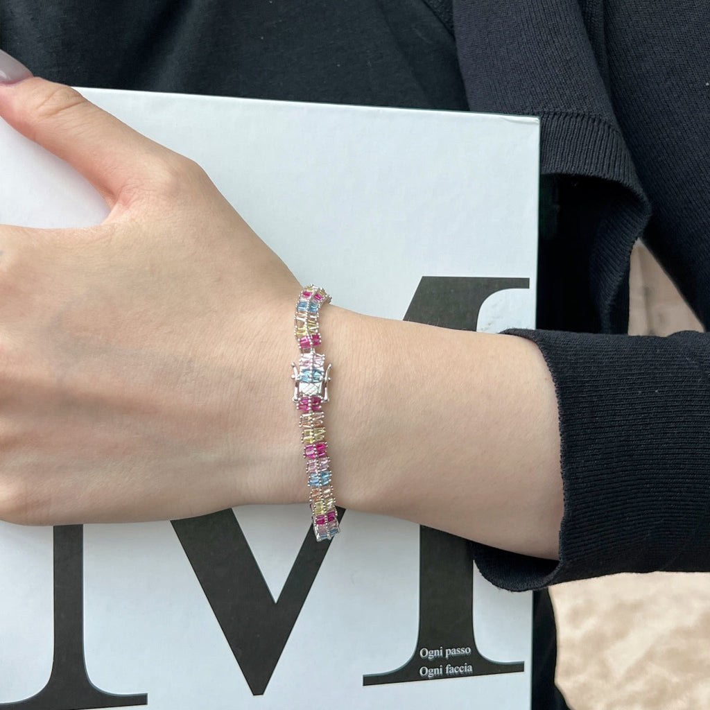 [Lumi Jewels]Sparkling Exquisite Multi Cut Party Bracelet