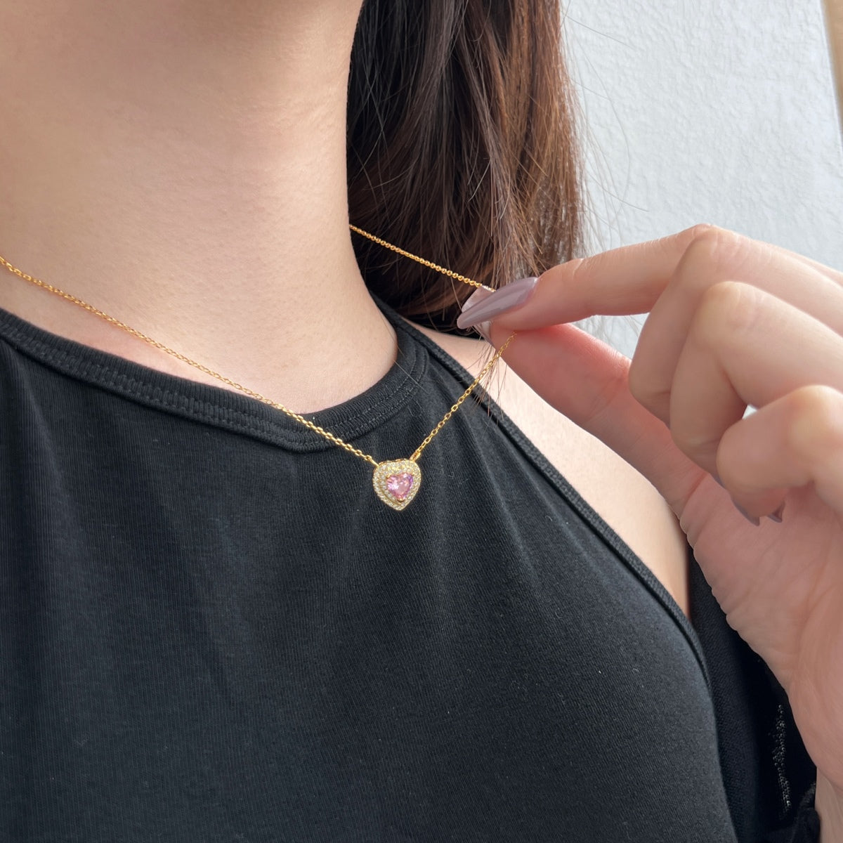 [Lumi Jewels]Exquisite Heart Shape Necklace