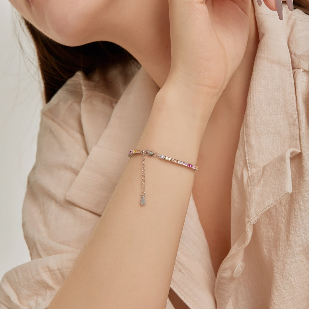 [Lumi Jewels]Delicate Romantic Heart Shape Lover Bracelet