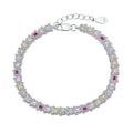 [Lumi Jewels]Delicate Colorful Multi Cut Daily Bracelet
