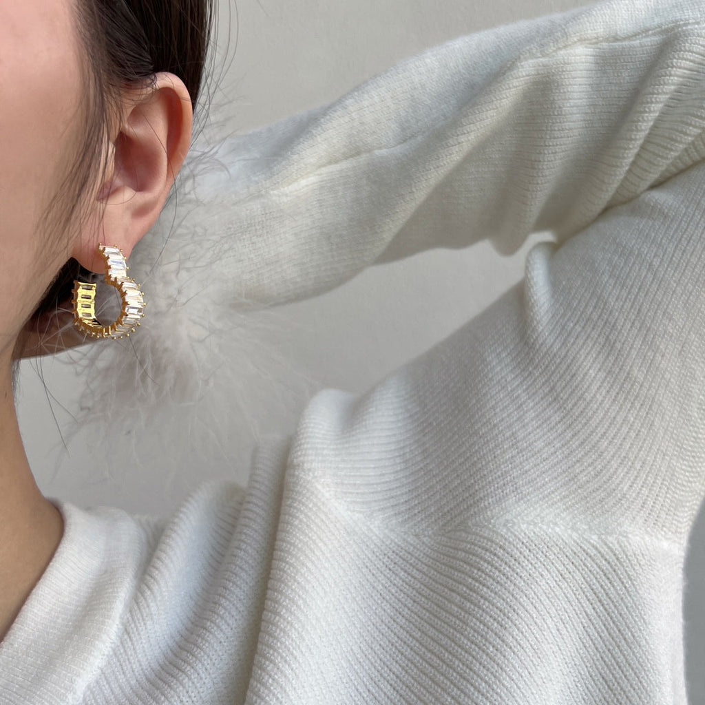 [Lumi Jewels]Radiant Heart Cutout Earrings