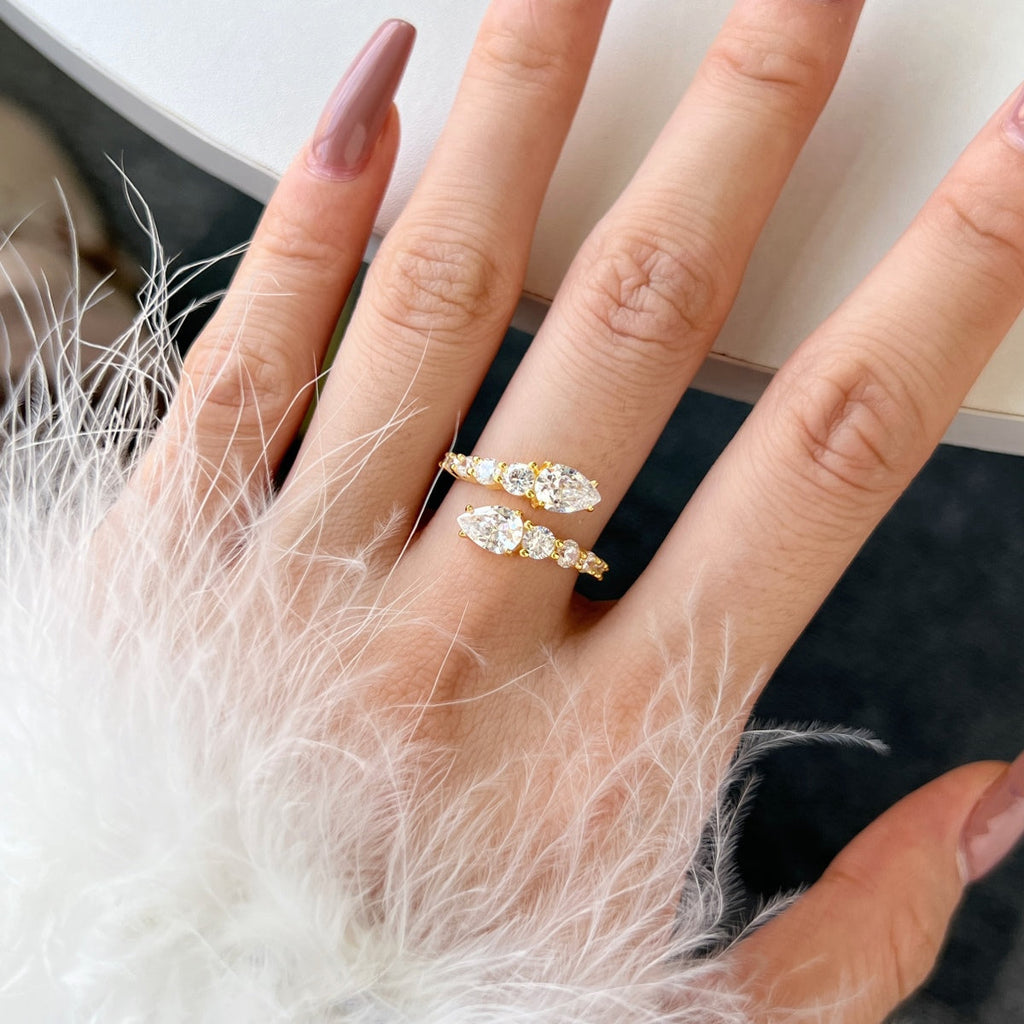 [Lumi Jewels]Delicate Lively Snake Shape Daily Ring