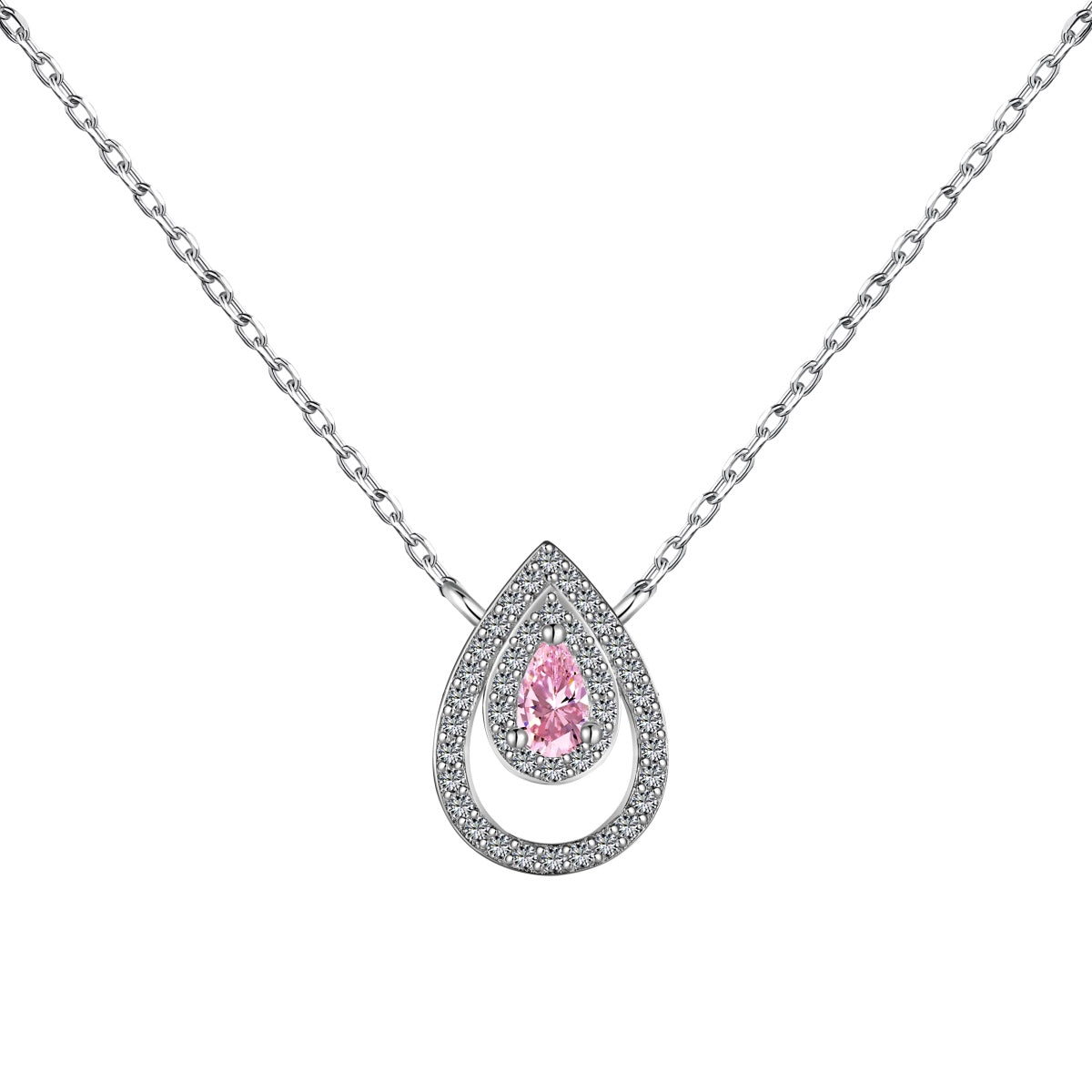 [Lumi Jewels]Sparkling Pear Cut Necklace