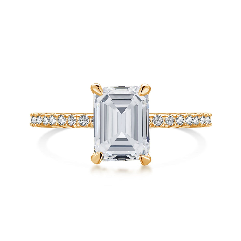 [Lumi Jewels]2.0 Carat Scintillating Ornate Radiant Cut Party Ring