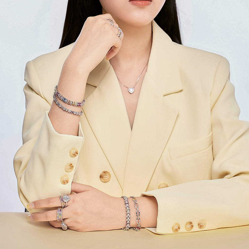 [Lumi Jewels]Dazzling Colorful Daily Bracelet