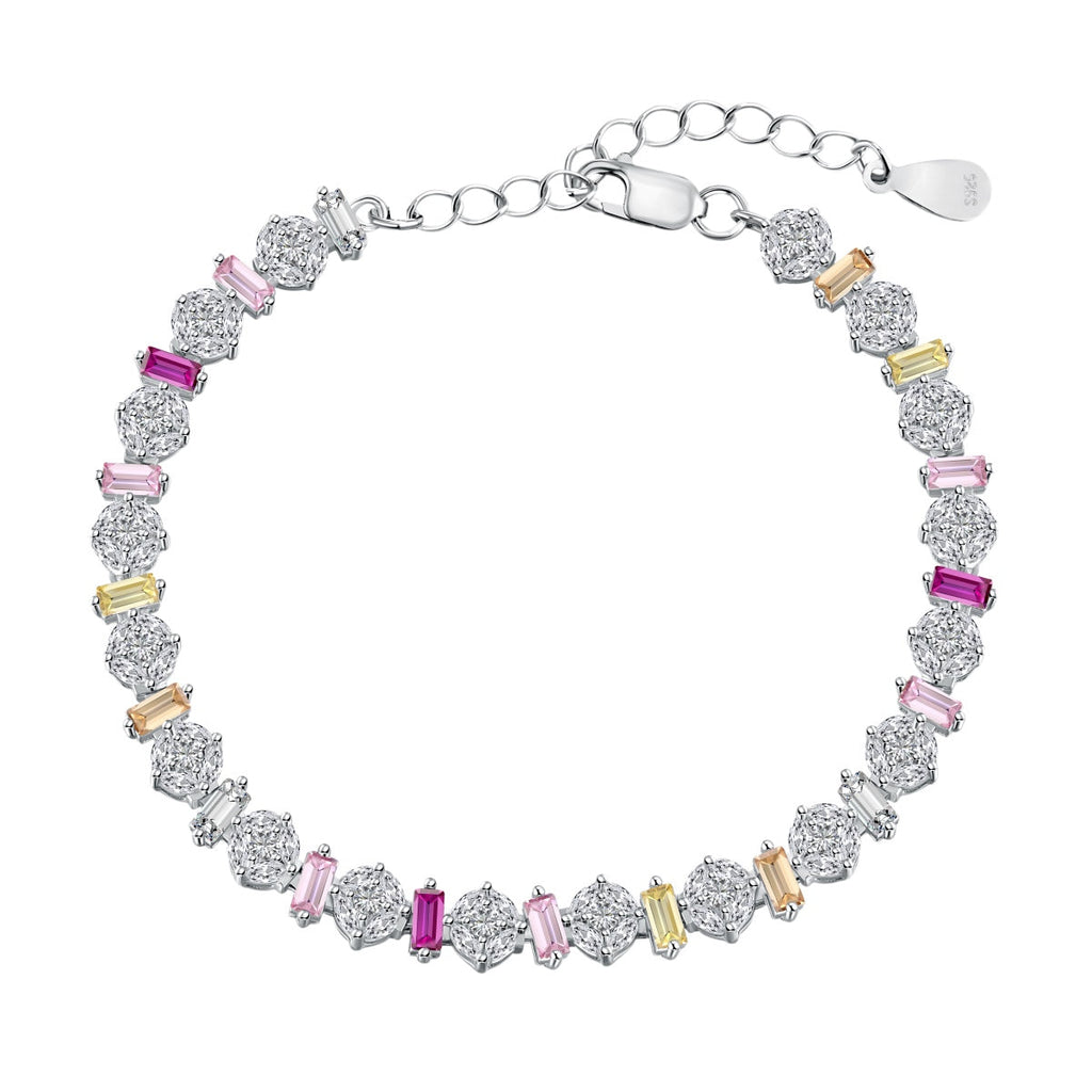 [Lumi Jewels]Radiant Colorful Round Shape Daily Bracelet