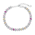 [Lumi Jewels]Radiant Colorful Round Shape Daily Bracelet