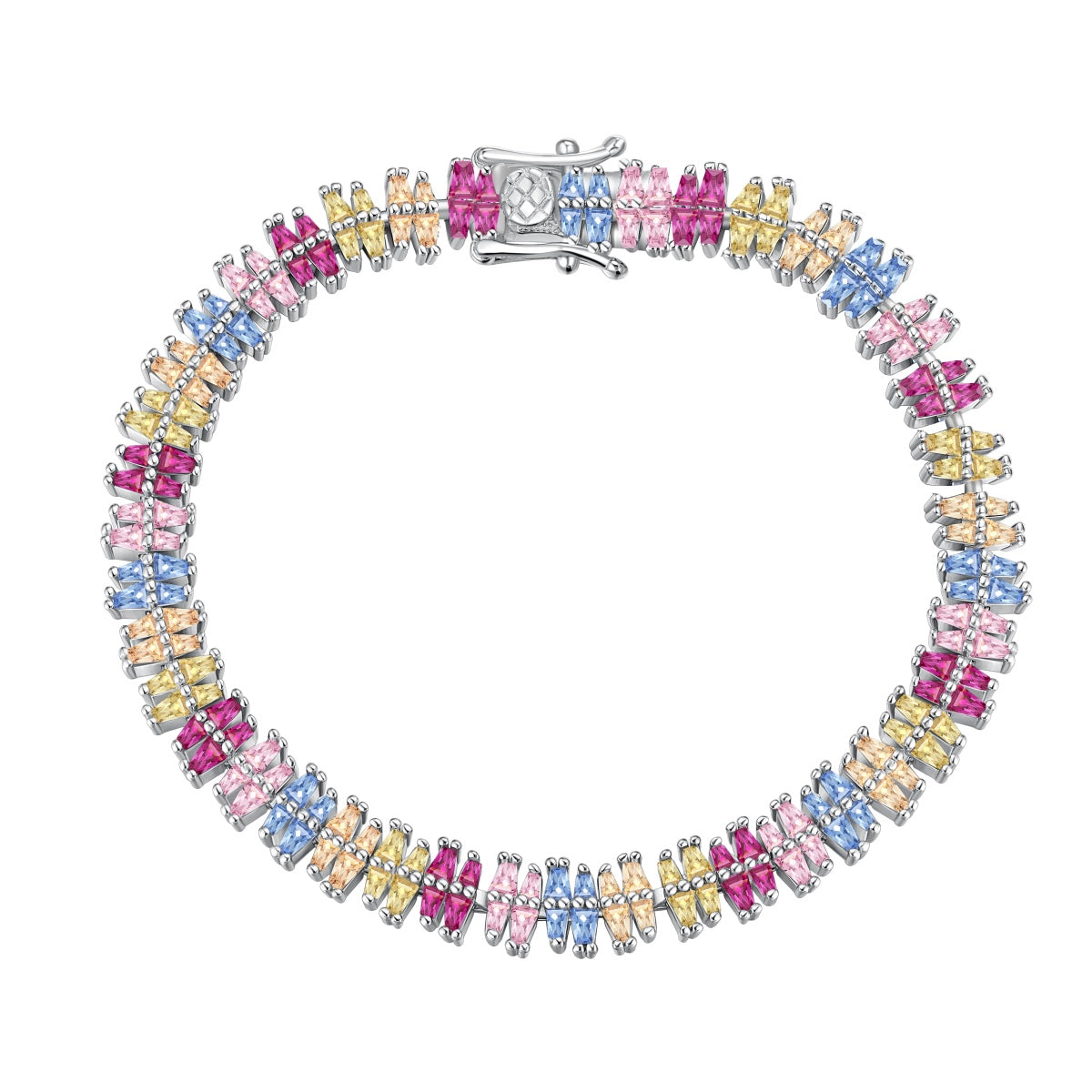 [Lumi Jewels]Sparkling Exquisite Multi Cut Party Bracelet
