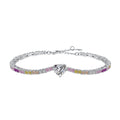 [Lumi Jewels]Delicate Romantic Heart Shape Lover Bracelet